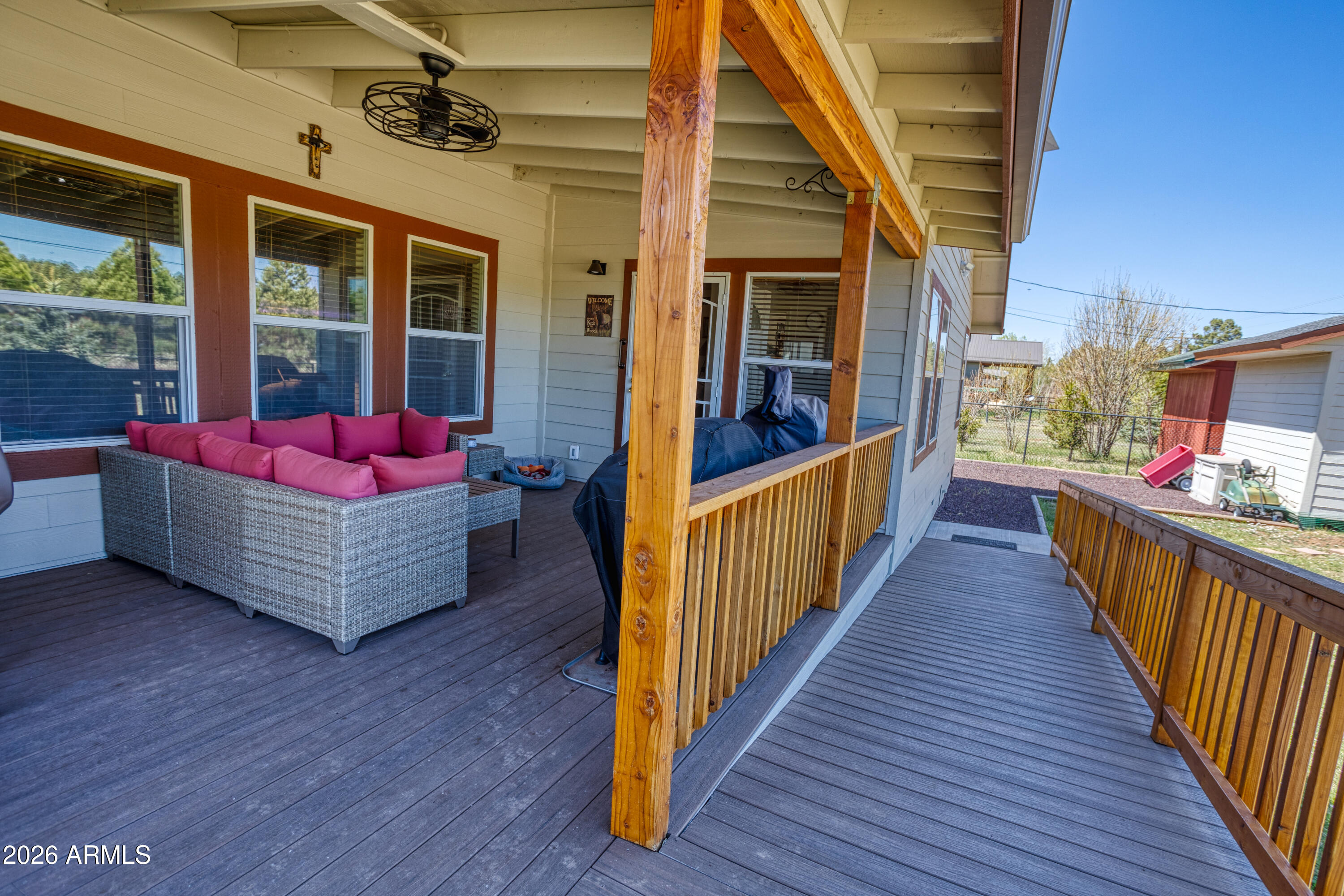 507 North Skylane Road Pinetop, AZ 85935 - Photo 19 of 52 Back Porch
