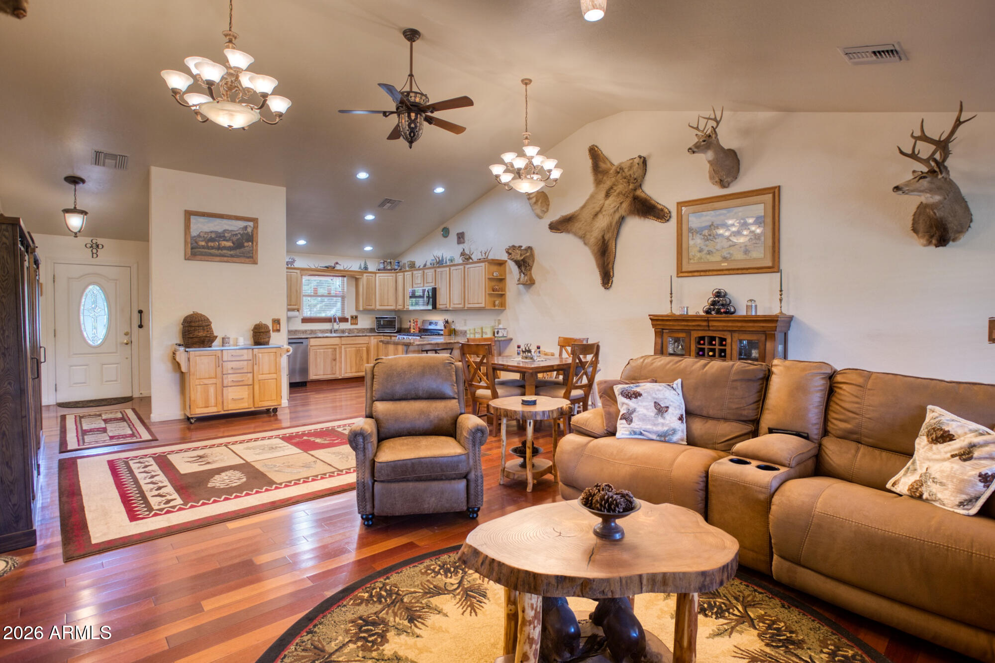 507 North Skylane Road Pinetop, AZ 85935 - Photo 2 of 52 Living to Kitchen