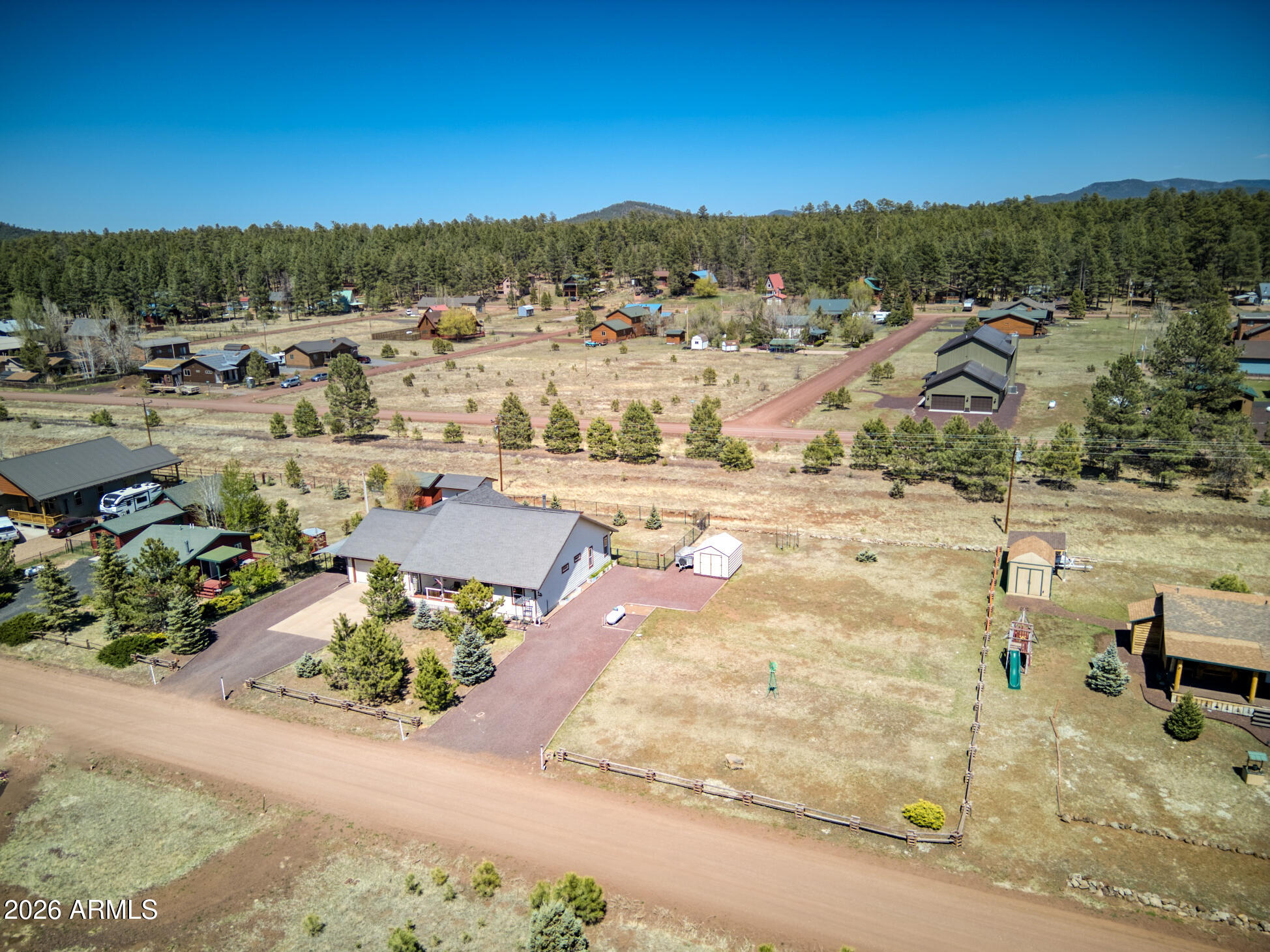 507 North Skylane Road Pinetop, AZ 85935 - Photo 37 of 52 Drone Property