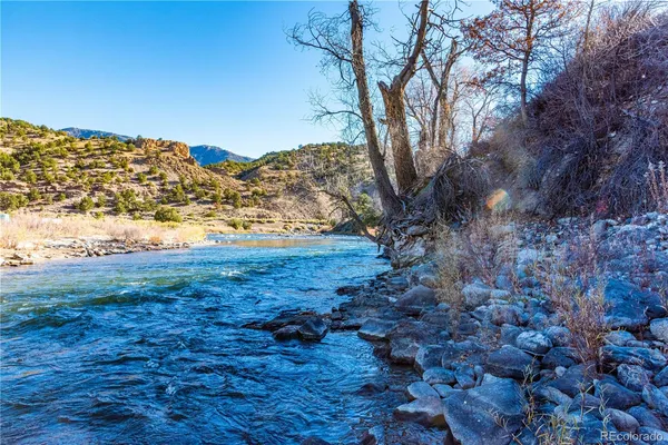 a view of a yard with an outdoor space