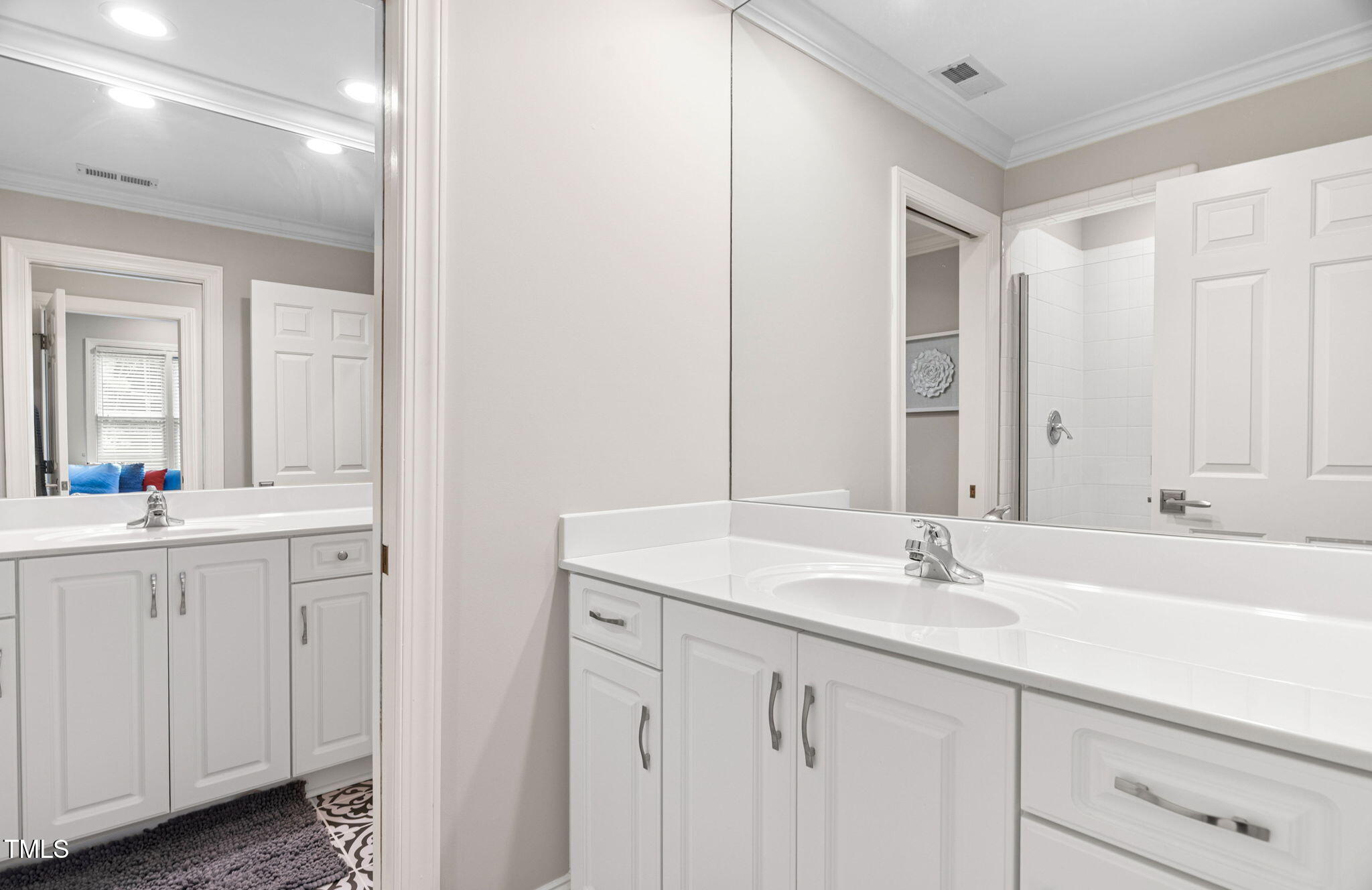 114 Kendleton Place Cary, NC 27518 - Photo 47 of 88 a bathroom with a sink and a mirror