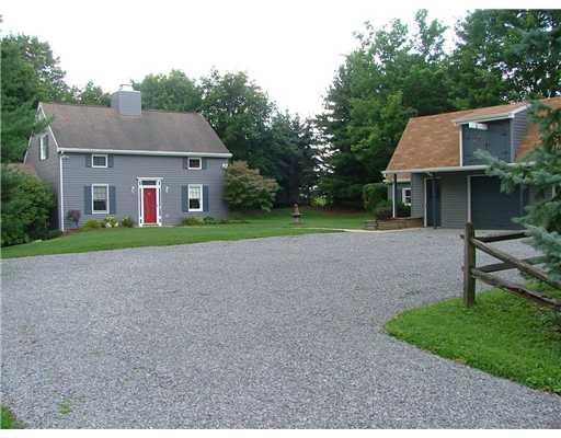 624 Scott Ridge Road Harmony, PA 16037 - Photo 1 of 18 Exterior Front. Front of home with 2 car detached garage, wood shop and lawn tool storage building