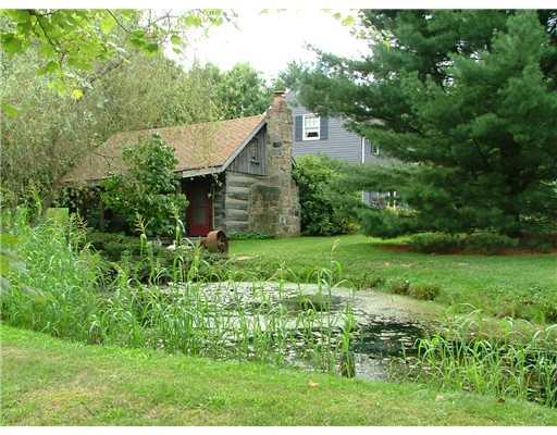 624 Scott Ridge Road Harmony, PA 16037 - Photo 5 of 18 View. 200 year old attached cabin on small pond