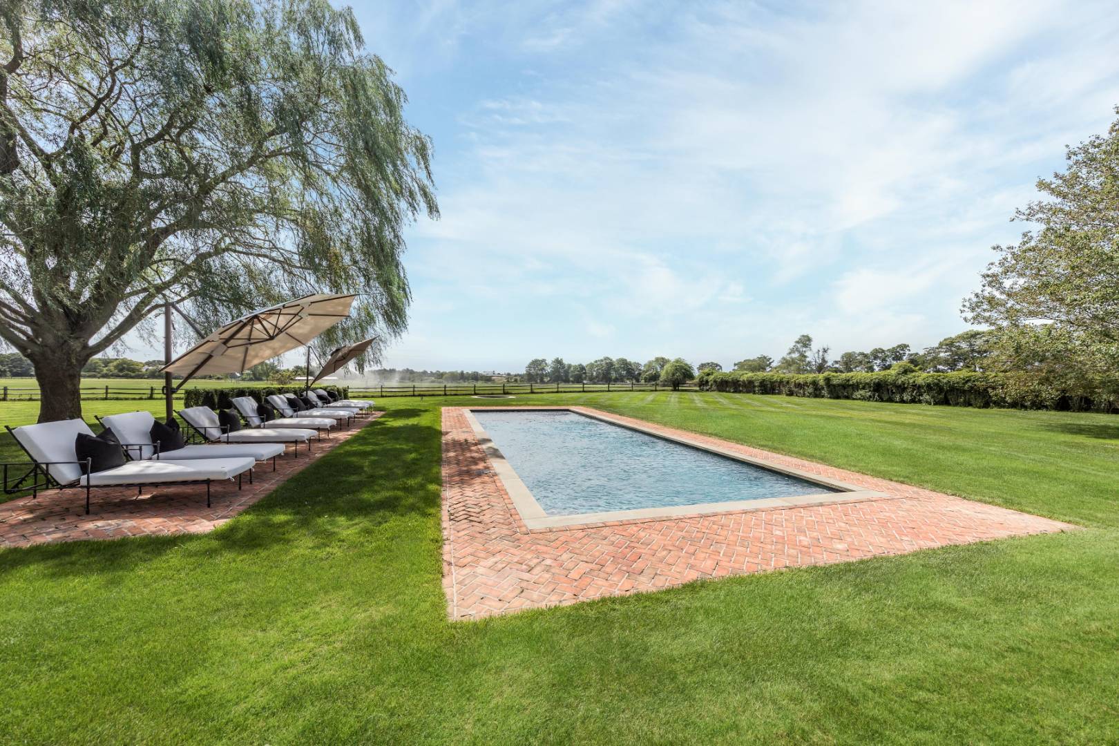 10 Dannielles Way Bridgehampton, NY 11976 - Photo 5 of 27 a view of yard with swimming pool and green space