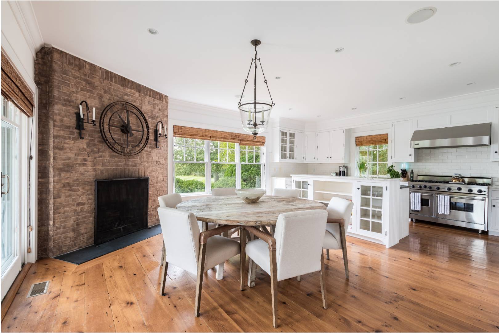 10 Dannielles Way Bridgehampton, NY 11976 - Photo 9 of 27 a view of a dining room with furniture window and wooden floor