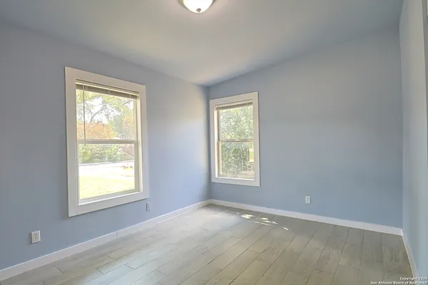 wooden floor in an empty room