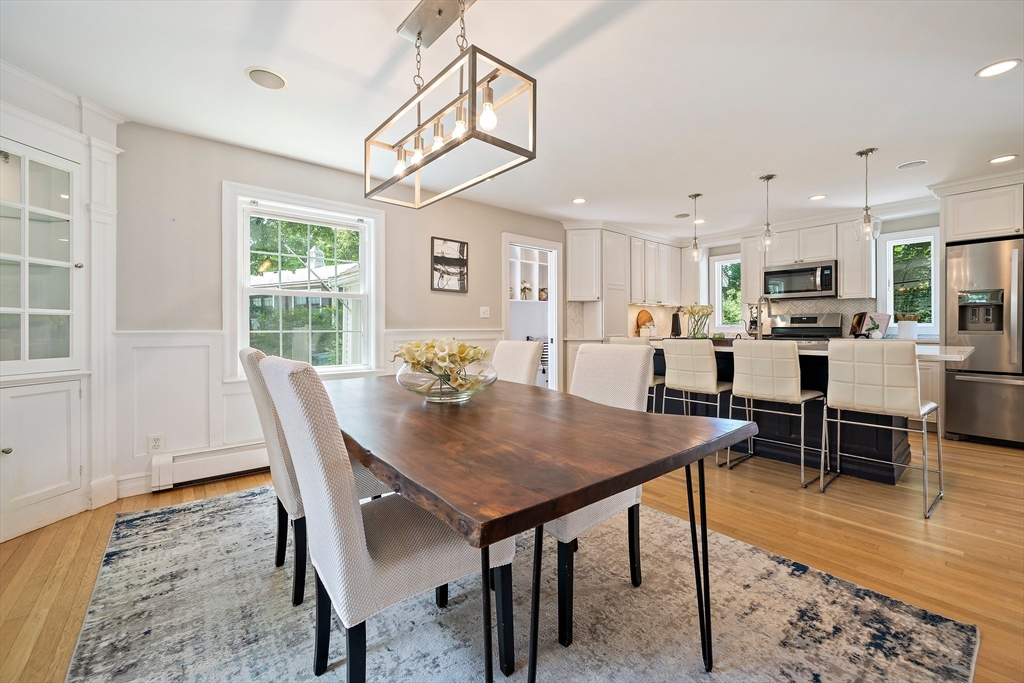 23 Regina Road Newton, MA 02466 - Photo 9 of 42 a view of a dining room with furniture