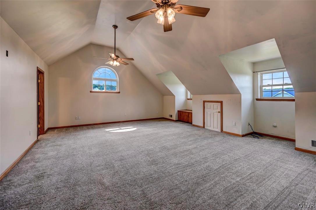 2242 Hill Road Effort, PA 18330 - Photo 27 of 50 an empty room with windows and ceiling fan