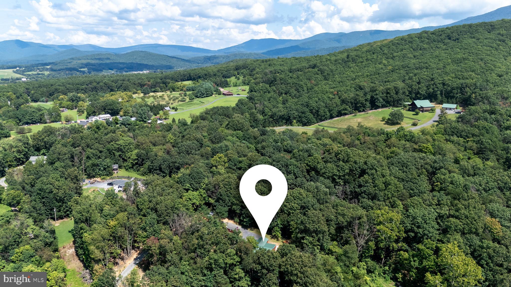 114 Americana Road Luray, VA 22835 - Photo 59 of 67 a aerial view of a house with a yard