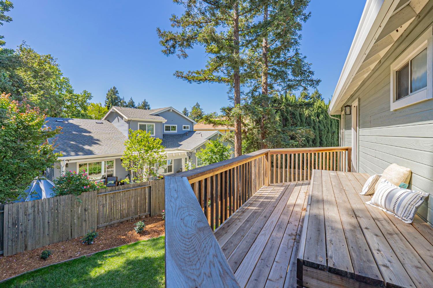3718 Maidu Place Davis, CA 95618 - Photo 24 of 50 a view of balcony with wooden floor and fence