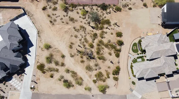 a view of a dry yard