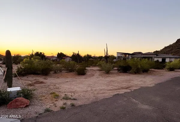 an aerial view of city and mountain view