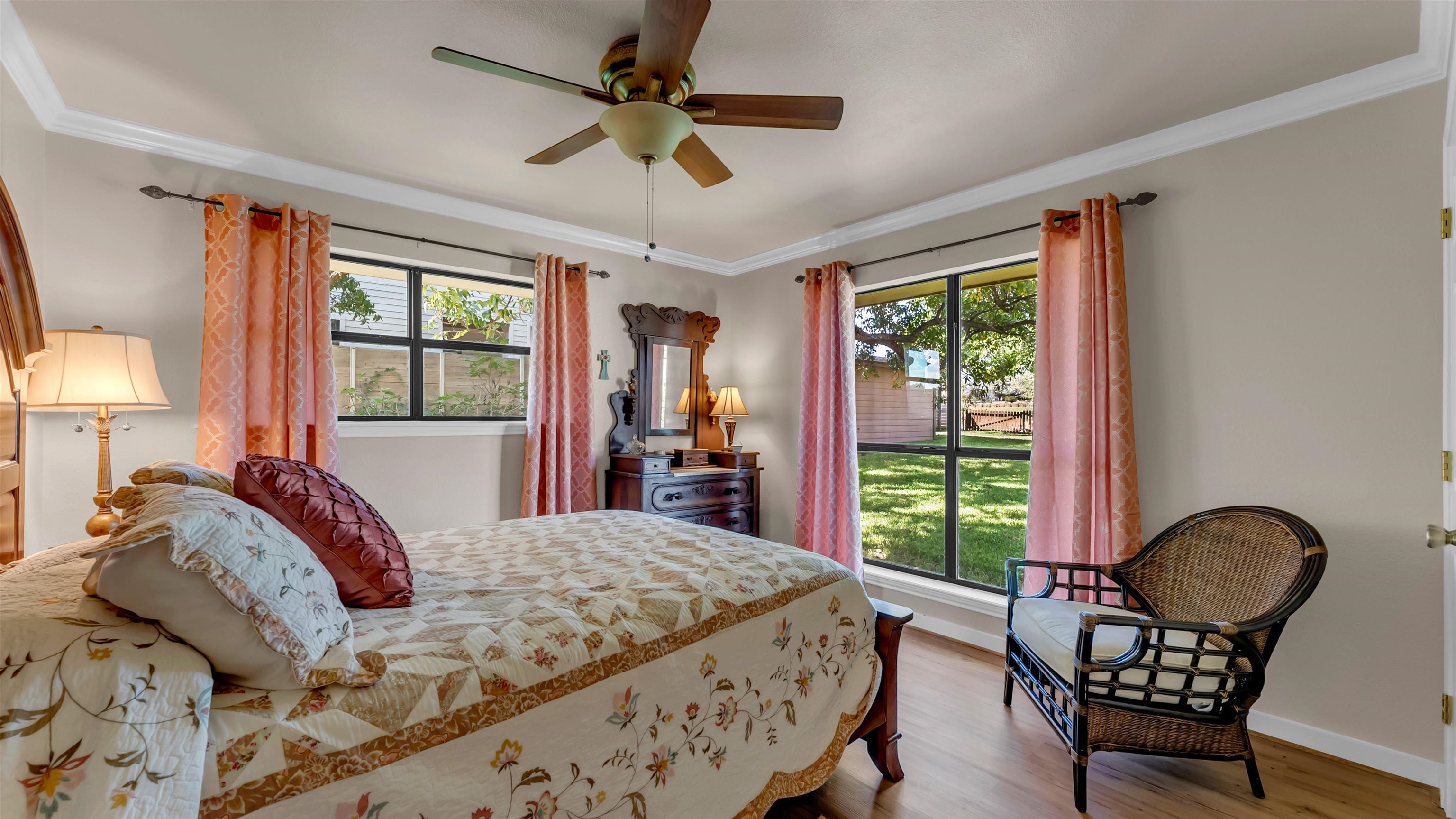 539 Ellen Williams Loop Kingsland, TX 78639 - Photo 21 of 30 a bedroom with a bed chair and a window