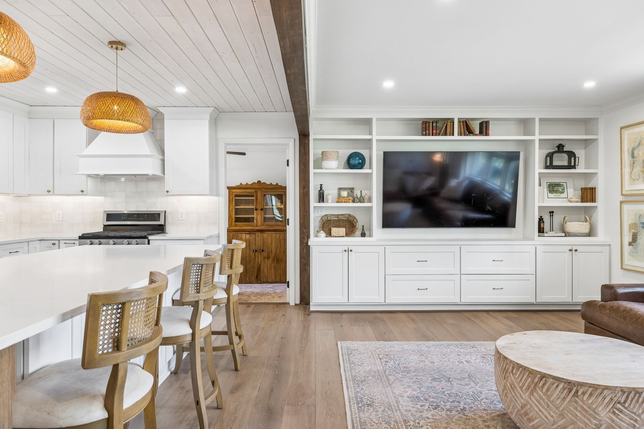 383 Blackman Road Nashville, TN 37211 - Photo 11 of 71 a living room with furniture and a flat screen tv