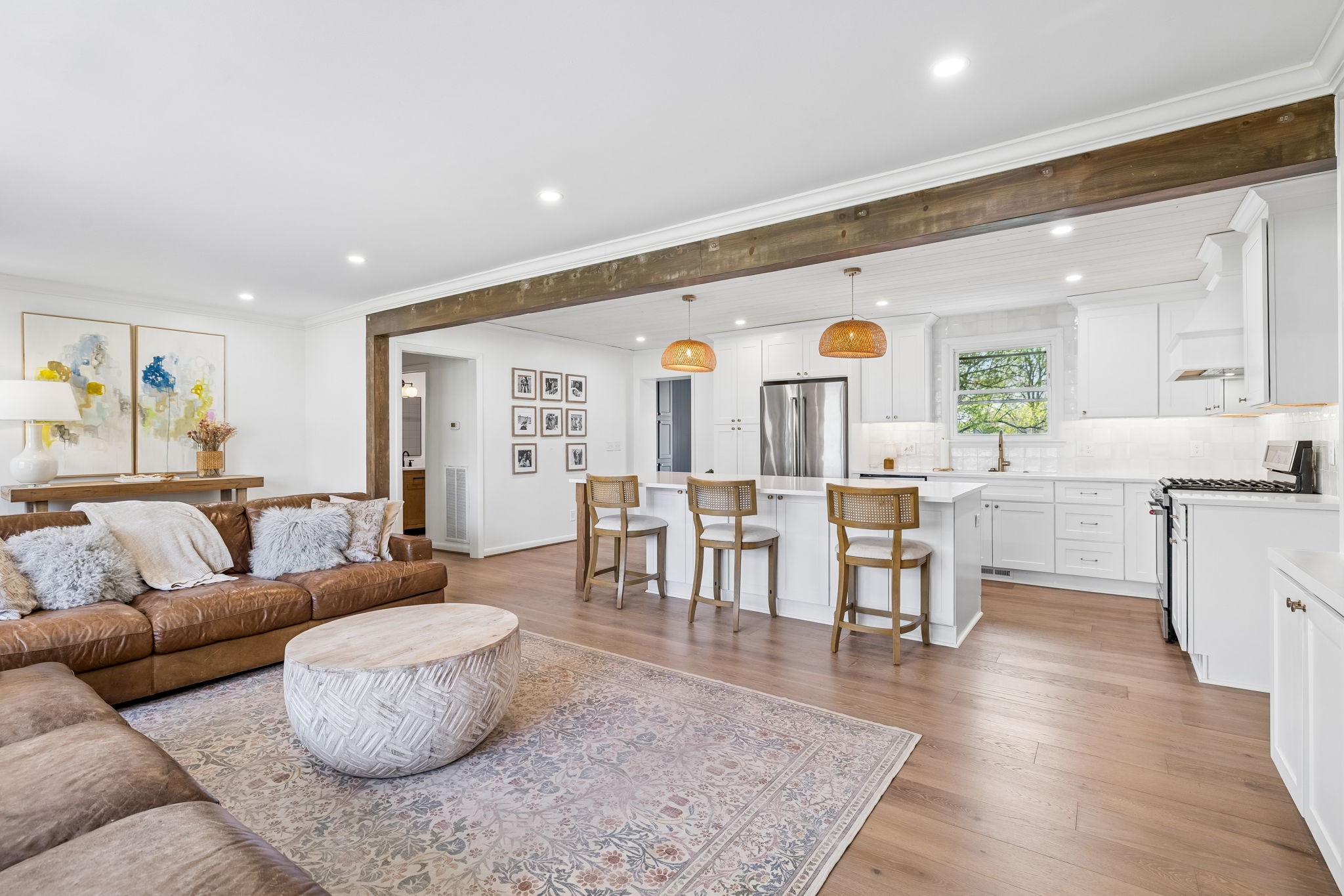 383 Blackman Road Nashville, TN 37211 - Photo 14 of 71 a living room with furniture and wooden floor