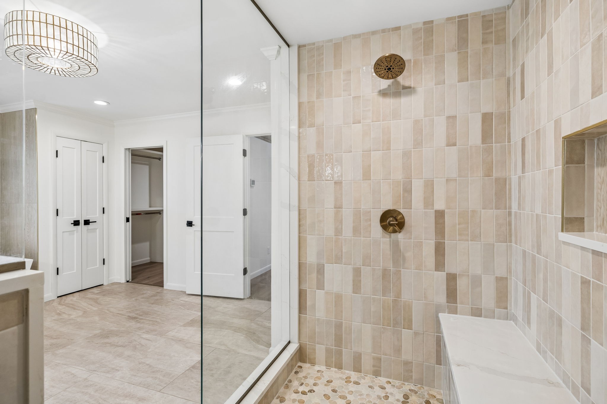 383 Blackman Road Nashville, TN 37211 - Photo 31 of 71 a bathroom with a shower and a sink