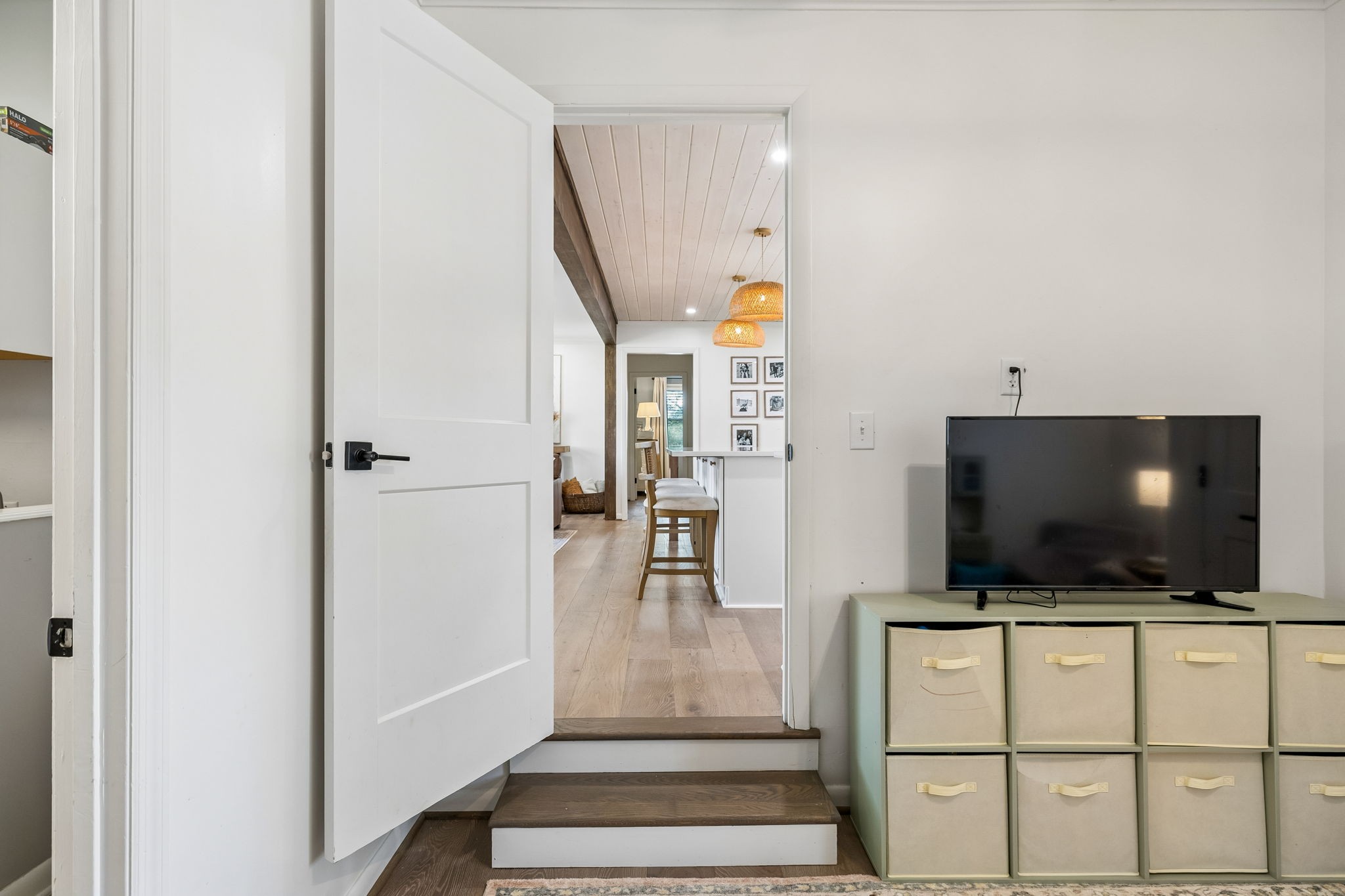 383 Blackman Road Nashville, TN 37211 - Photo 35 of 71 a living room with furniture and a flat screen tv