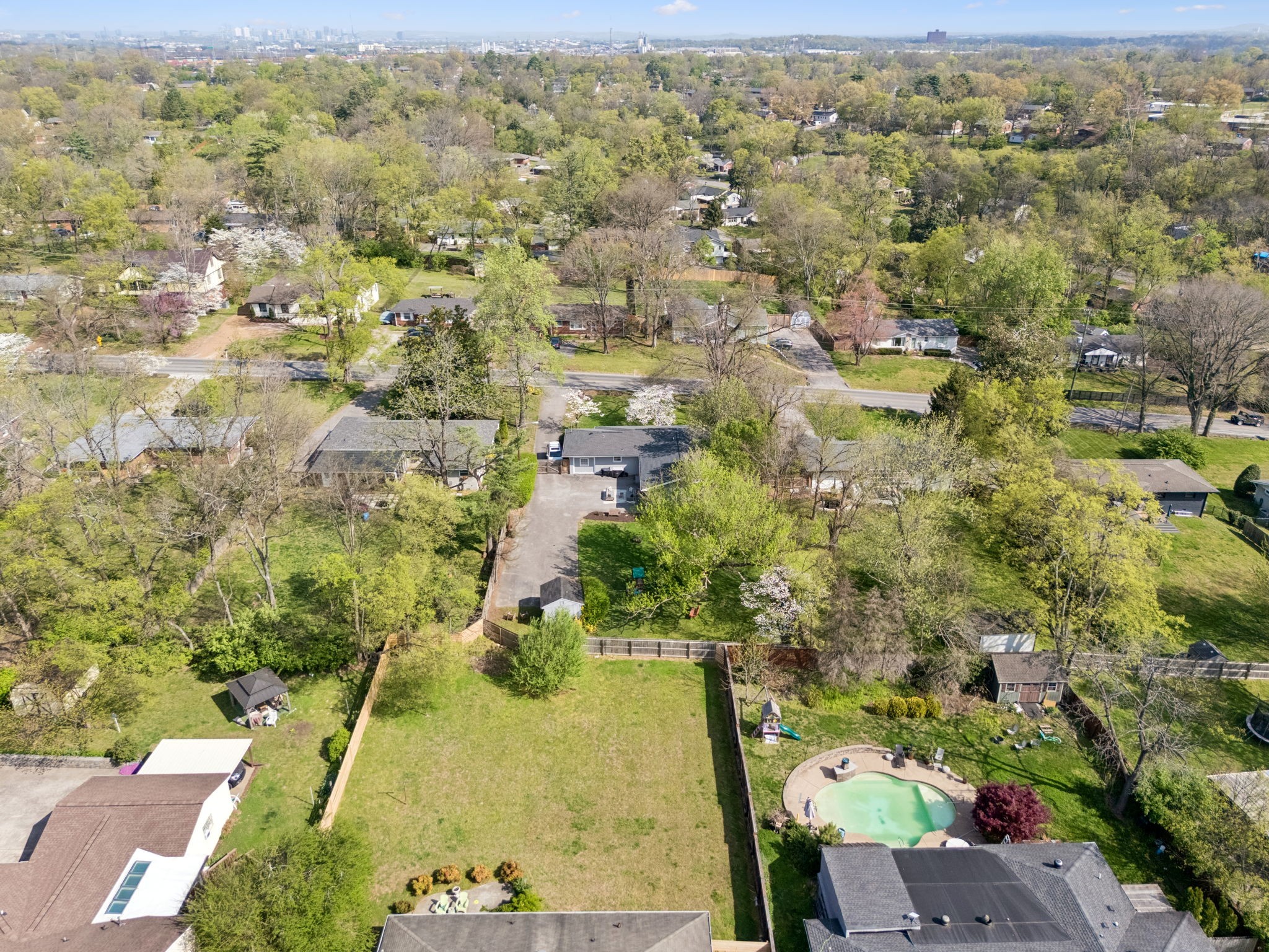 383 Blackman Road Nashville, TN 37211 - Photo 63 of 71 an aerial view of residential houses with outdoor space