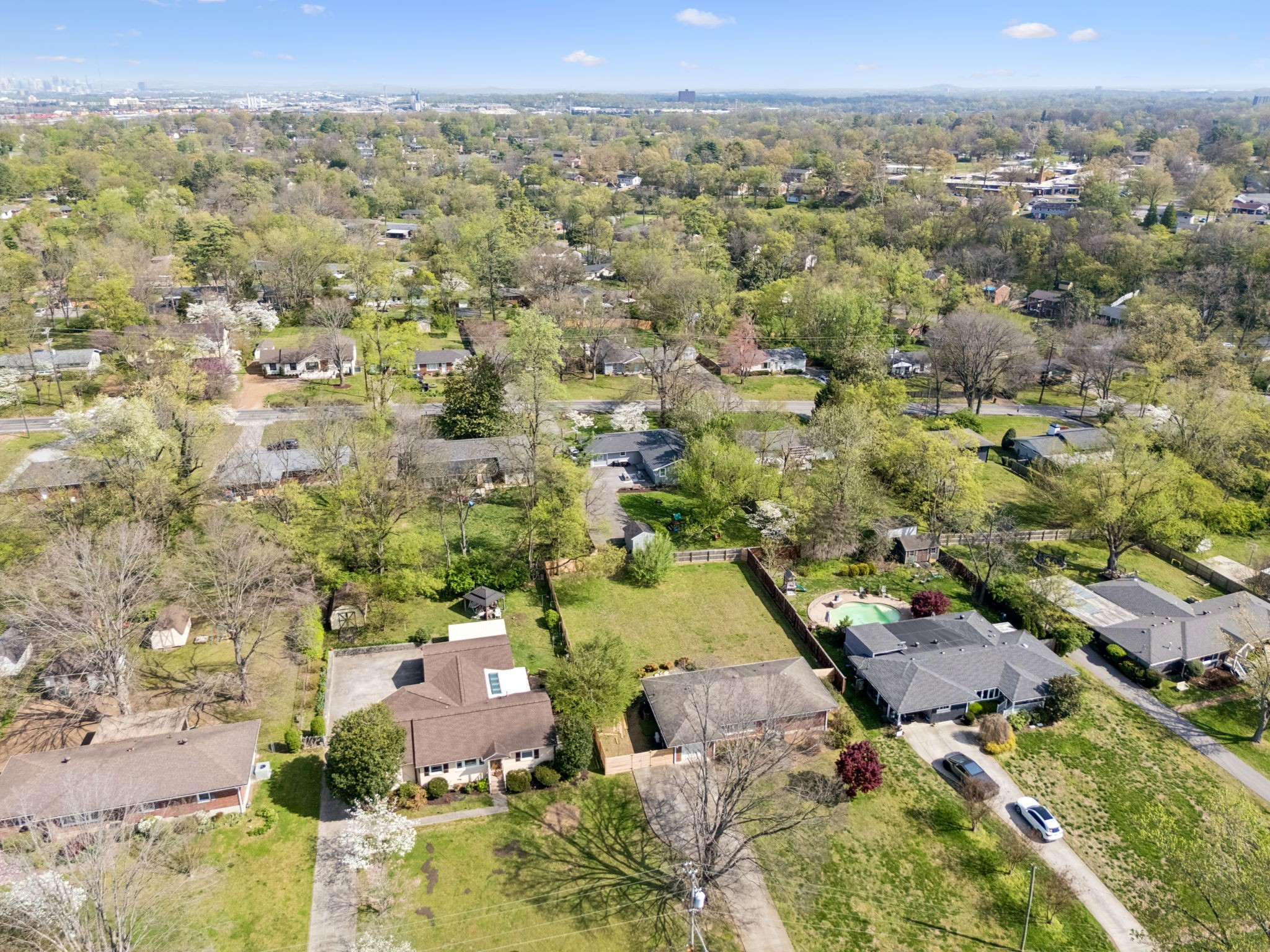 383 Blackman Road Nashville, TN 37211 - Photo 65 of 71 an aerial view of residential houses with outdoor space