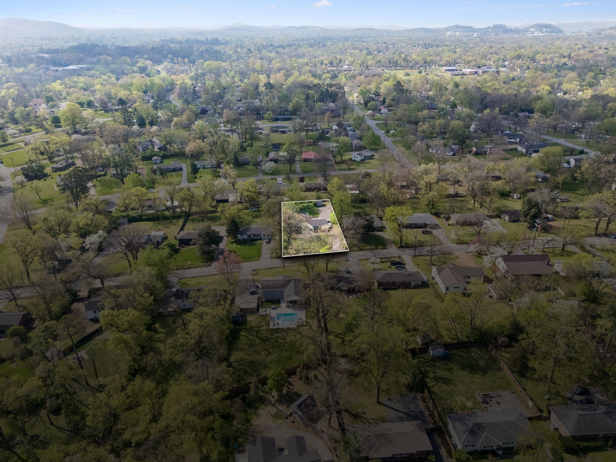 383 Blackman Road Nashville, TN 37211 - Photo 7 of 71 an aerial view of residential house with parking space