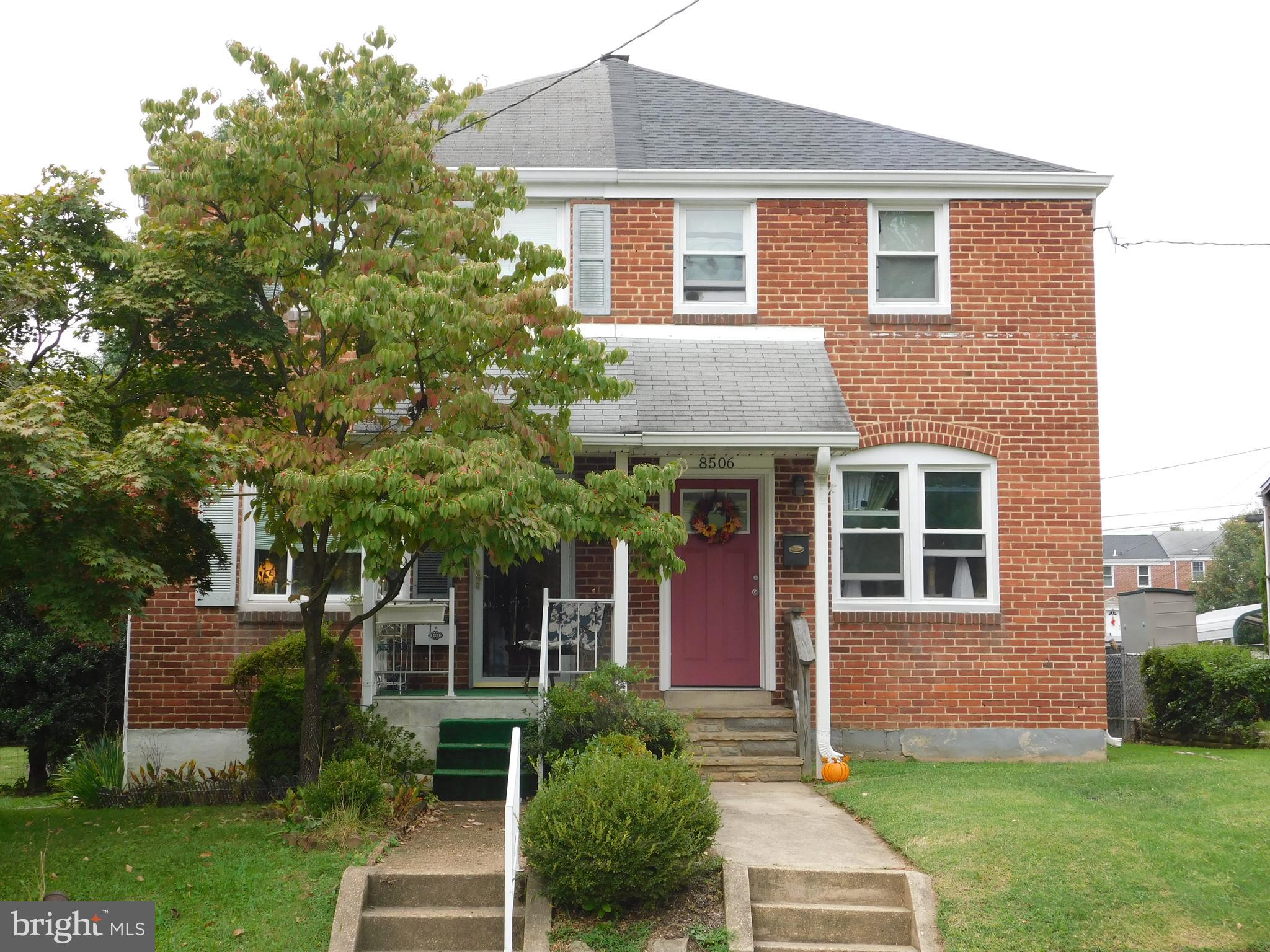 8504 Oakleigh Road Baltimore, MD 21234 - Photo 4 of 35 front view of a house with a yard