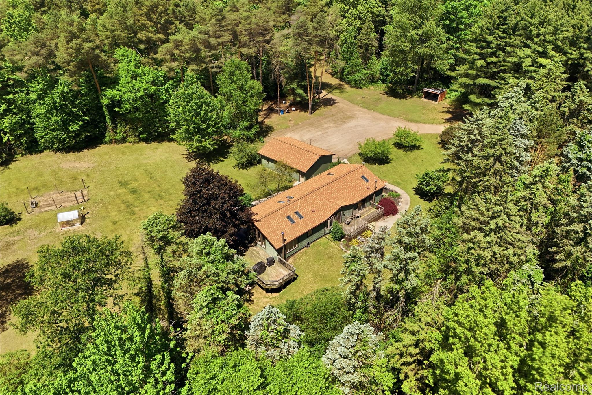 3167 Roods Lake Road Lapeer, MI 48446 - Photo 34 of 38 Aerial view.
