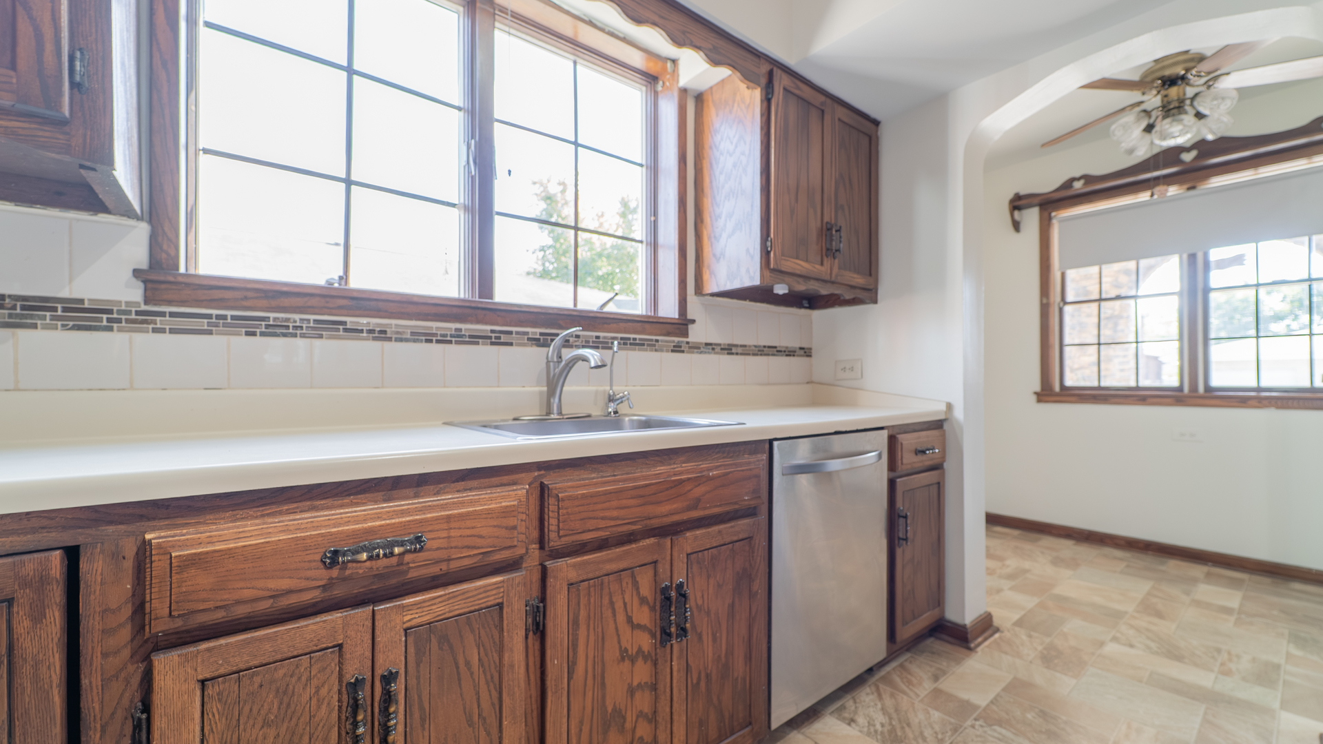 122 Elizabeth Street Calumet City, IL 60409 - Photo 6 of 31 a view of a sink a window and cabinets