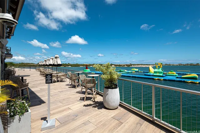 a view of a chairs and table on the terrace