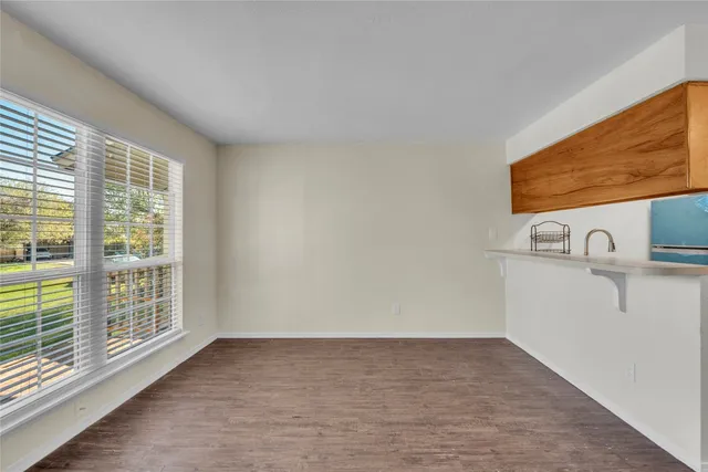 a view of a room with window