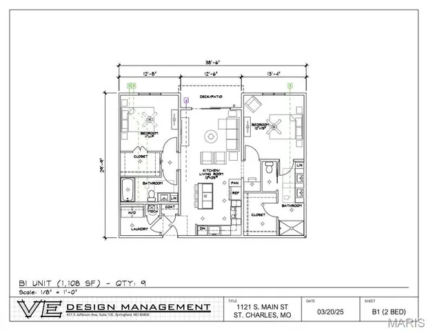 $445,000 | 1121 South Main Street, Unit 105, St. Charles, MO 63301