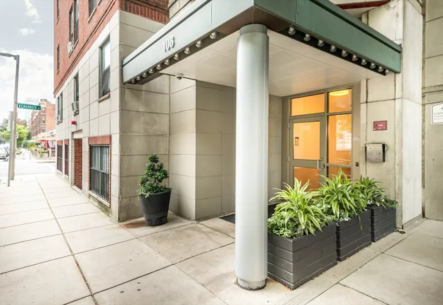 a view of a entryway door front of house
