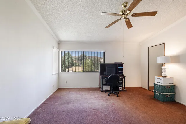 a view of workspace with a window