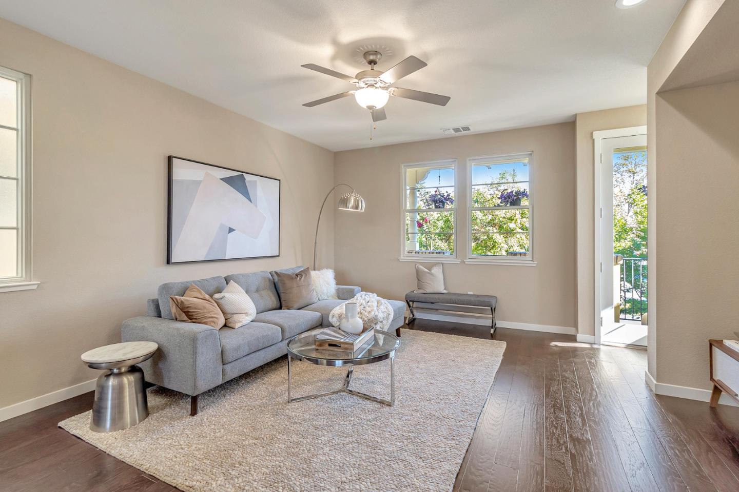 301 Pine Way Mountain View, CA 94041 - Photo 5 of 20 a living room with furniture and a large window