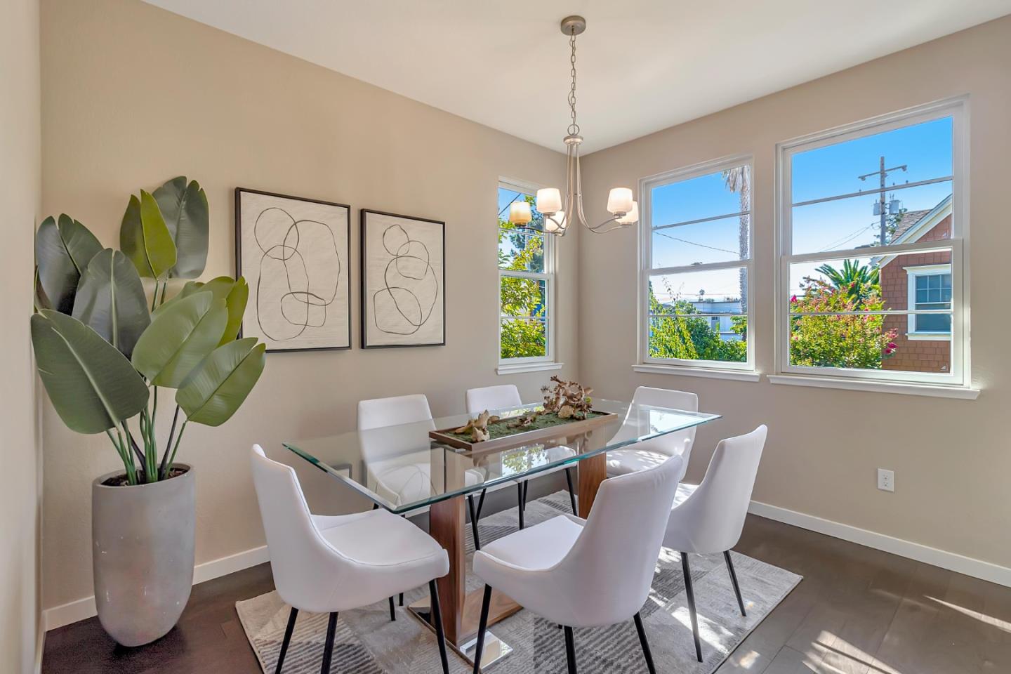 301 Pine Way Mountain View, CA 94041 - Photo 7 of 20 a view of a dining room with furniture window and outside view