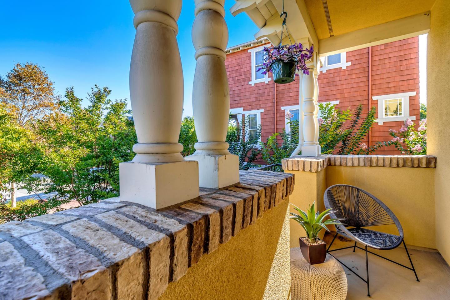 301 Pine Way Mountain View, CA 94041 - Photo 9 of 20 a view of a patio with table and chairs and potted plants