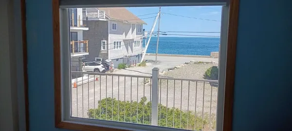 a view of a balcony
