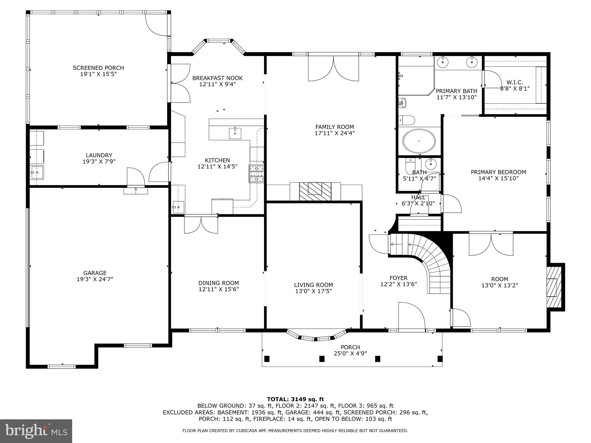 825 Ridge Drive McLean, VA 22101 - Photo 62 of 65 main level floor plan