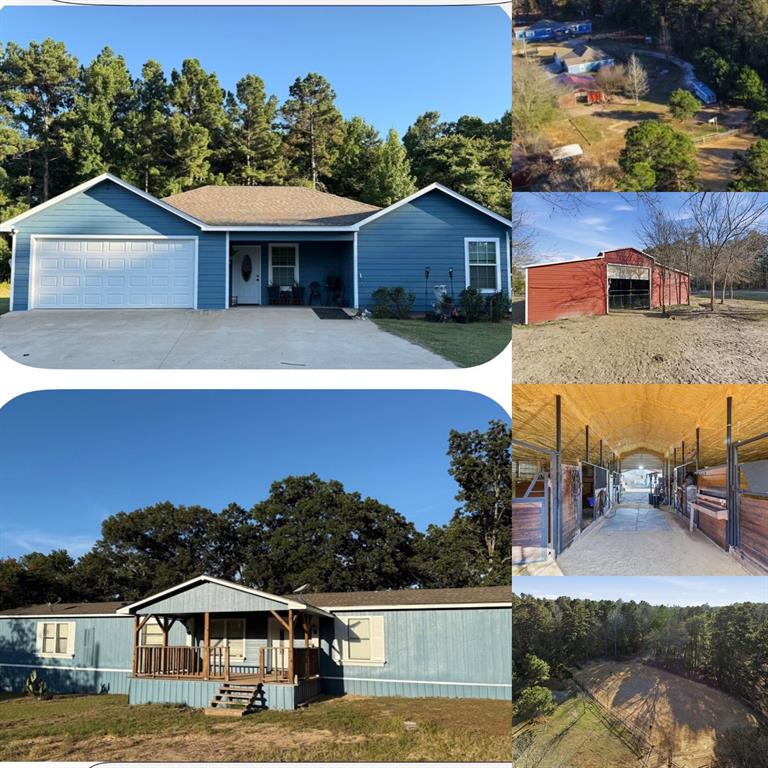 ALL ON THE SAME PROPERTY. 2 HOUSES ,BARN,10 HORSE STALLS, ARENA ALL ONE PRICE. ALL GOES TOGETHER
