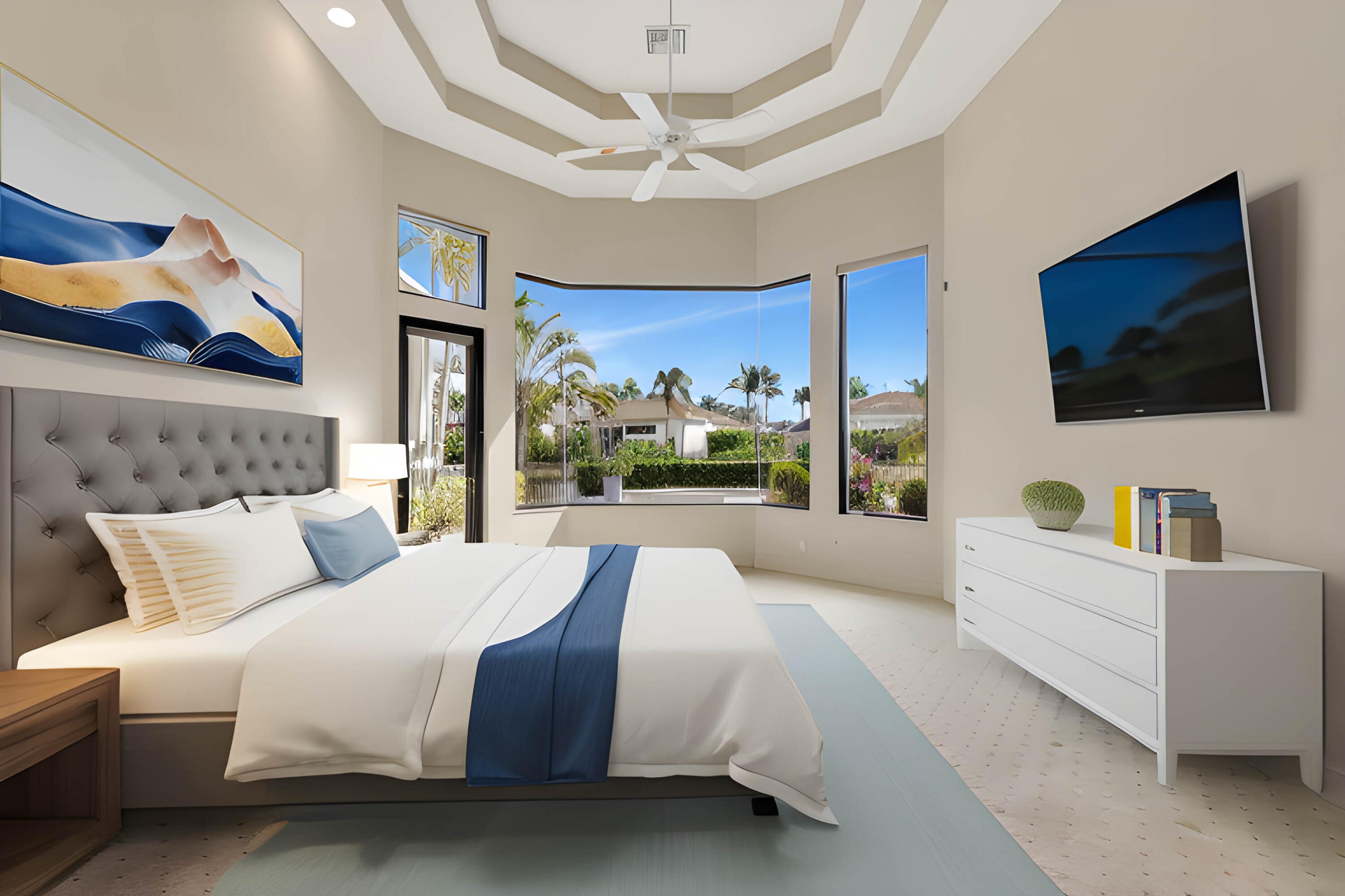 6536 Landings Court Boca Raton, FL 33496 - Photo 28 of 81 Virtually Staged Master Bedroom