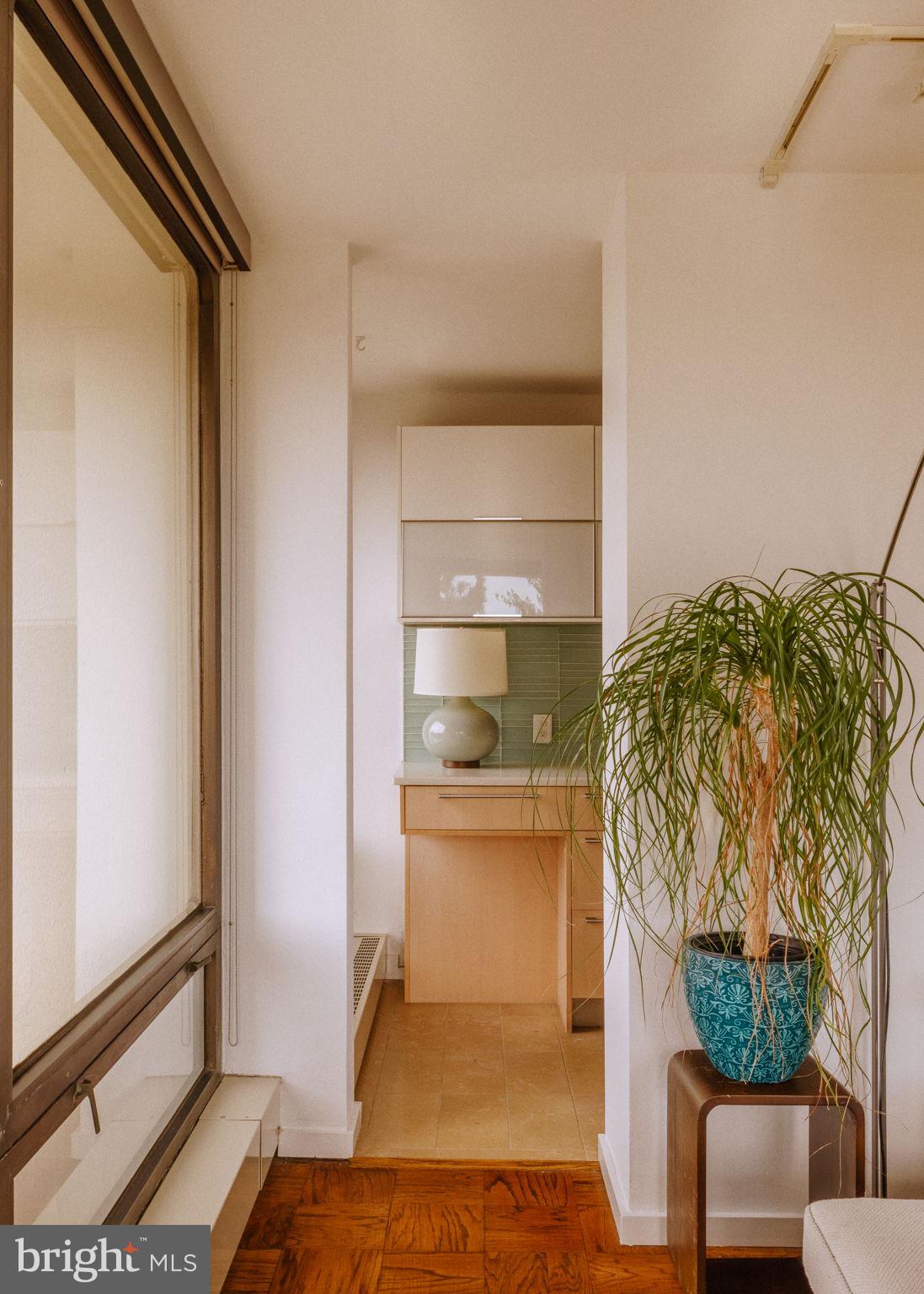 220 Locust Street, Unit 2GS Philadelphia, PA 19106 - Photo 8 of 42 a room with a bed and a potted plant