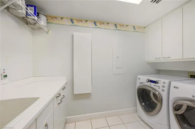 a view of a black gate