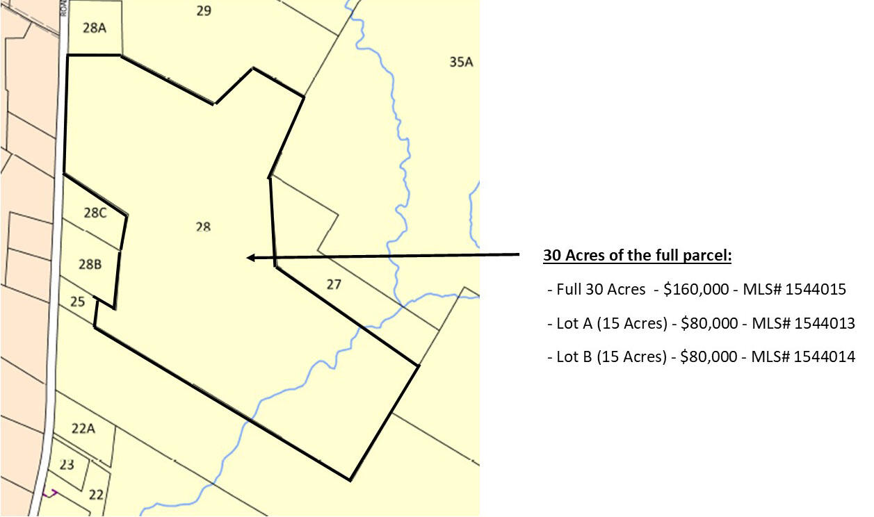 Lot 28 Dow Road Orrington, ME 04474 - Photo 1 of 1 Map with Description