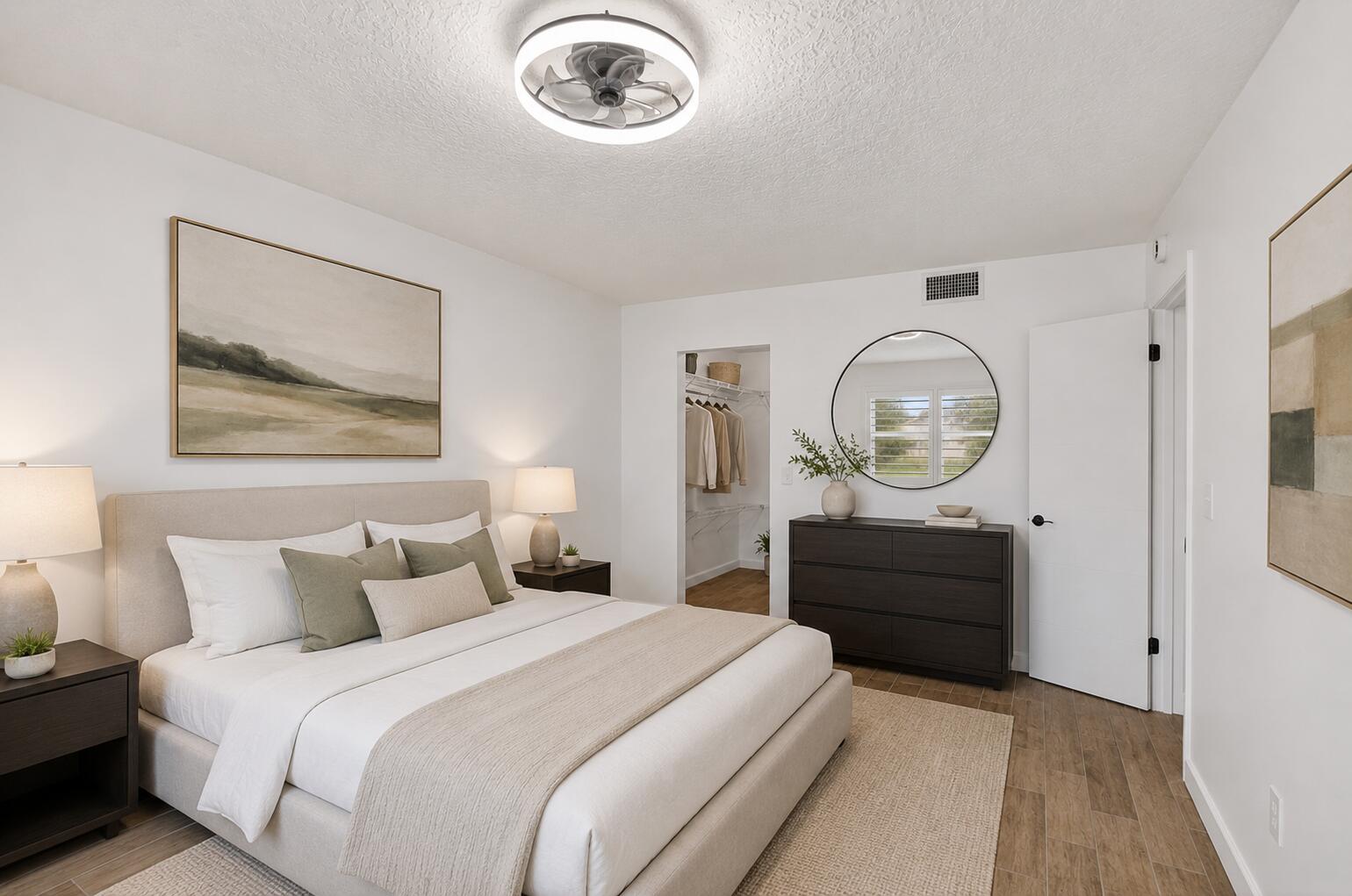 500 Davis Road, Unit 37 Palm Springs, FL 33461 - Photo 20 of 45 Virtually Staged Bedroom