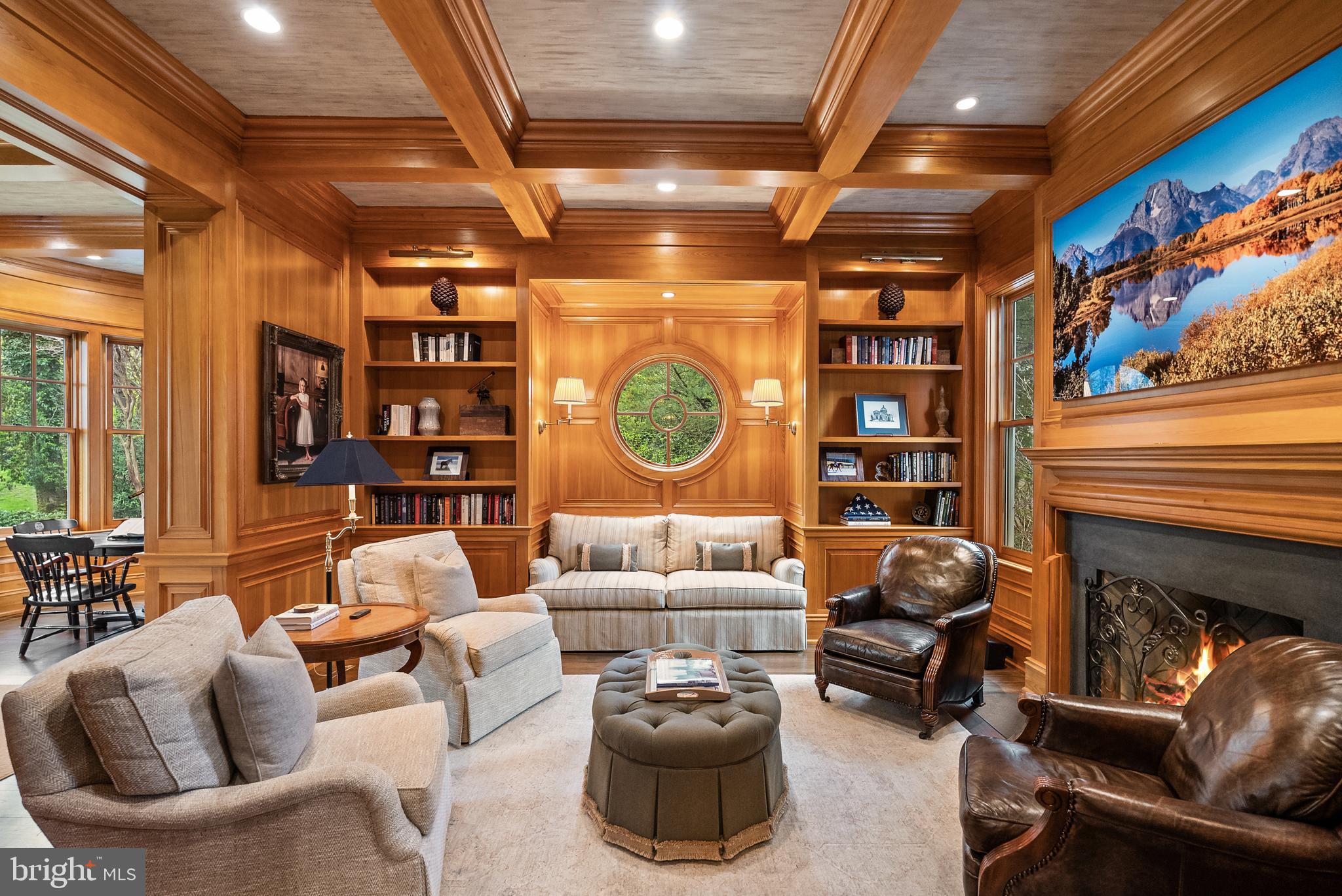 6529 Sothoron Road McLean, VA 22101 - Photo 25 of 103 Richly paneled Cyprus library