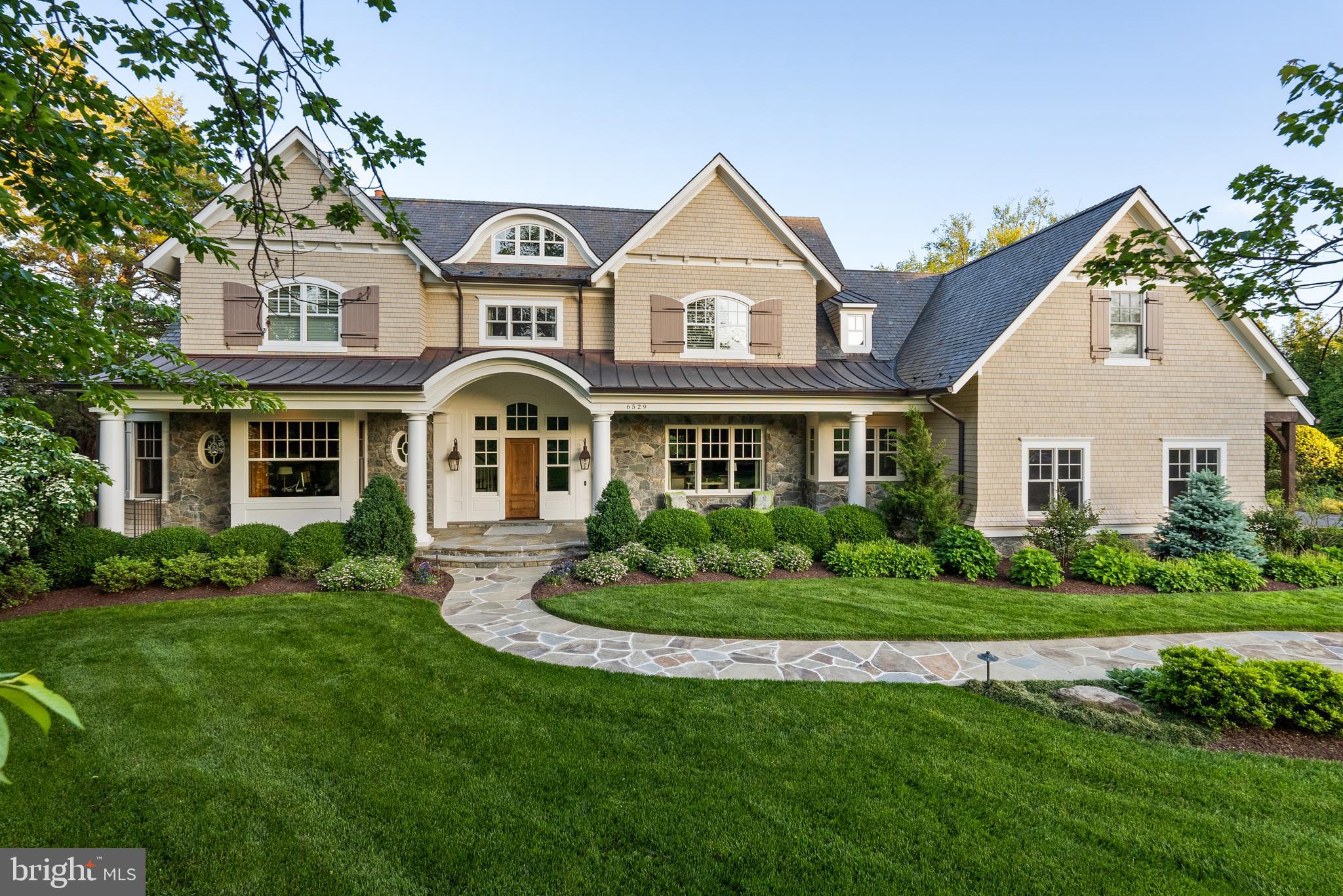 6529 Sothoron Road McLean, VA 22101 - Photo 4 of 103 Maibec exterior siding, custom Marvin windows