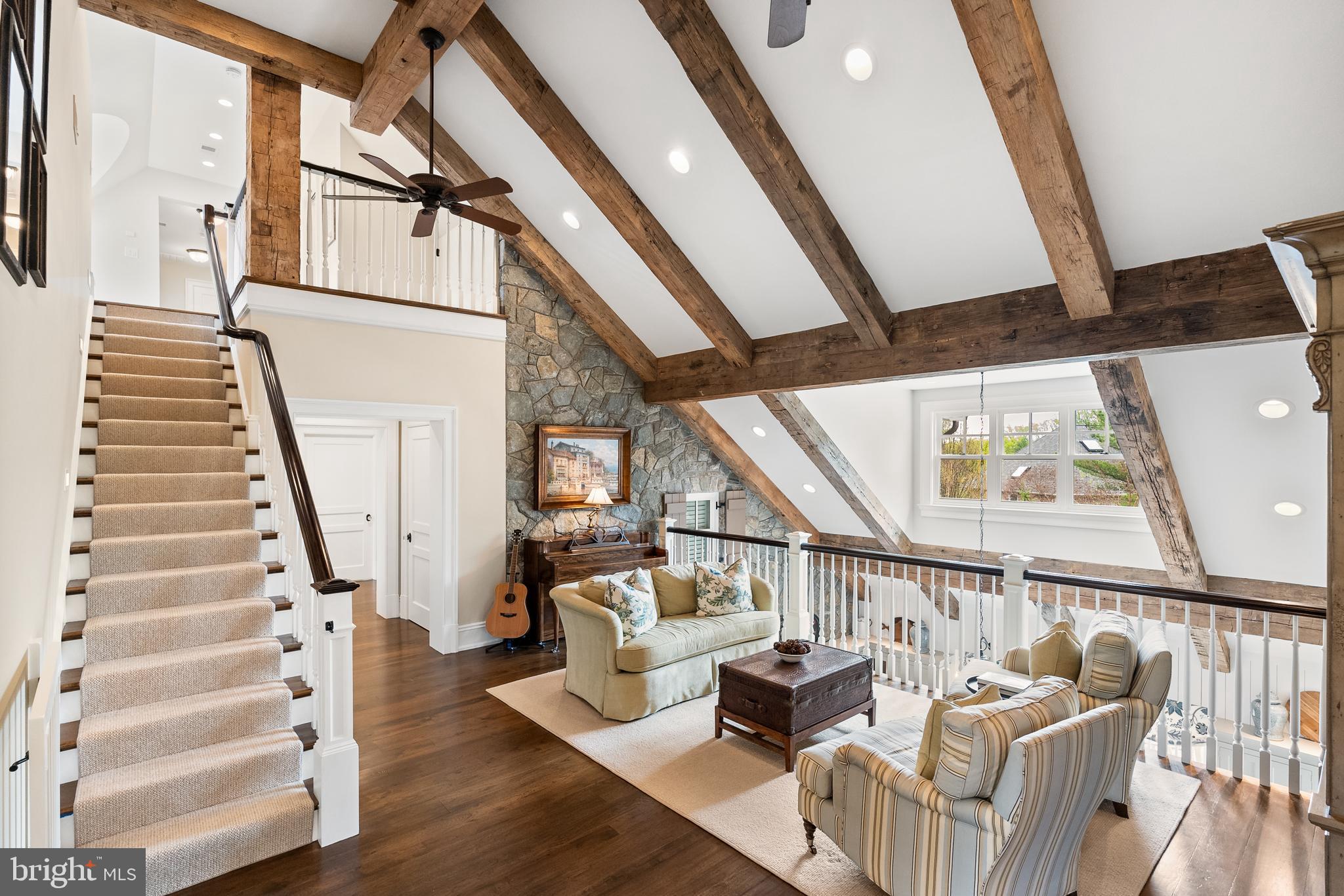 6529 Sothoron Road McLean, VA 22101 - Photo 46 of 103 Second floor loggia overlooking kitchen