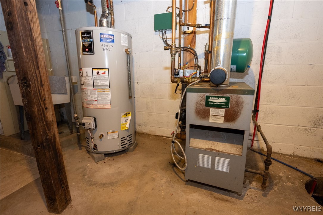 3610 South Newstead Road Alden, NY 14001 - Photo 35 of 49 HWT & Boiler in Basement