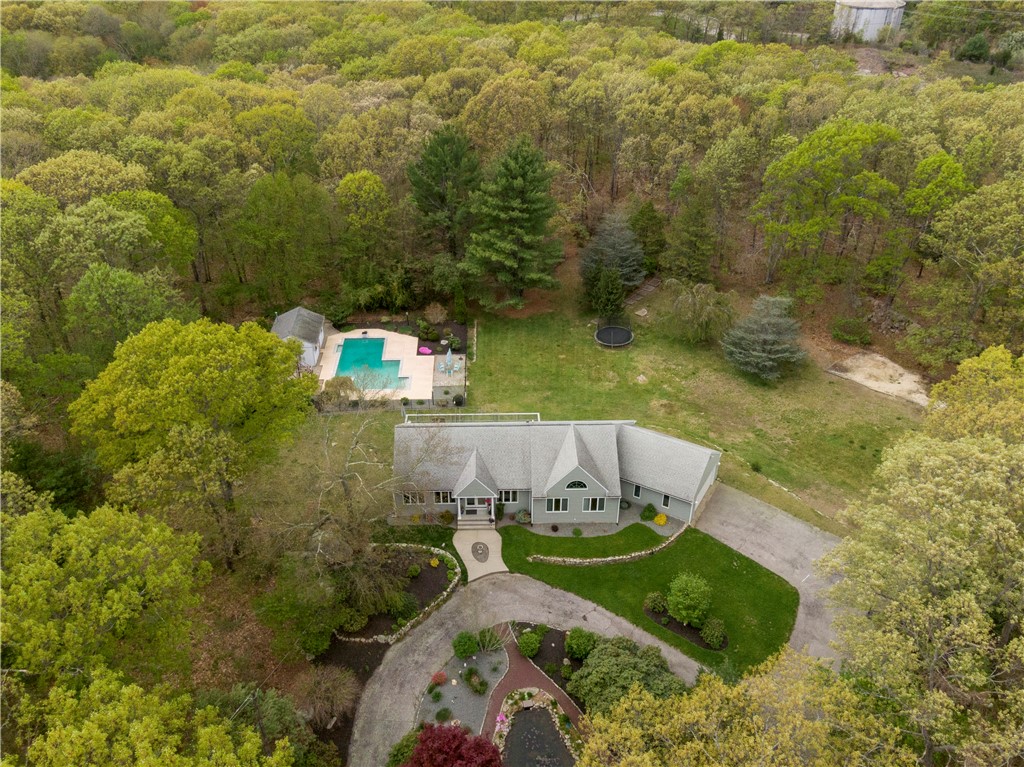 1967 Division Road East Greenwich, RI 02818 - Photo 4 of 38 Tucked back from Division Road on 3.5 Acres of privacy