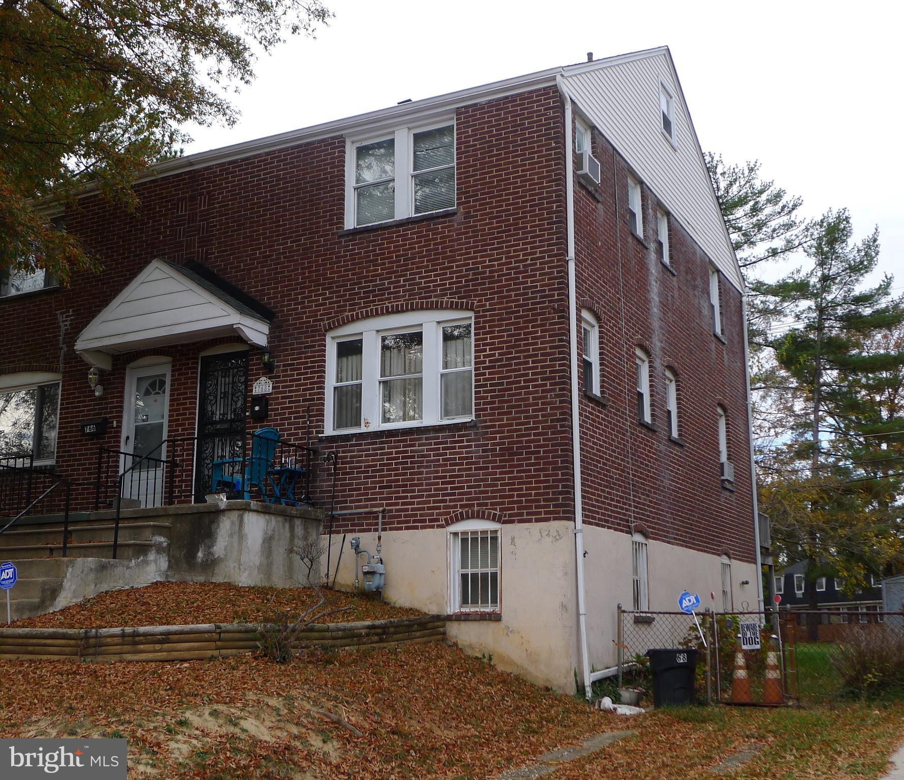 768 Charing Cross Road Baltimore, MD 21229 - Photo 1 of 22 Front Elevation View