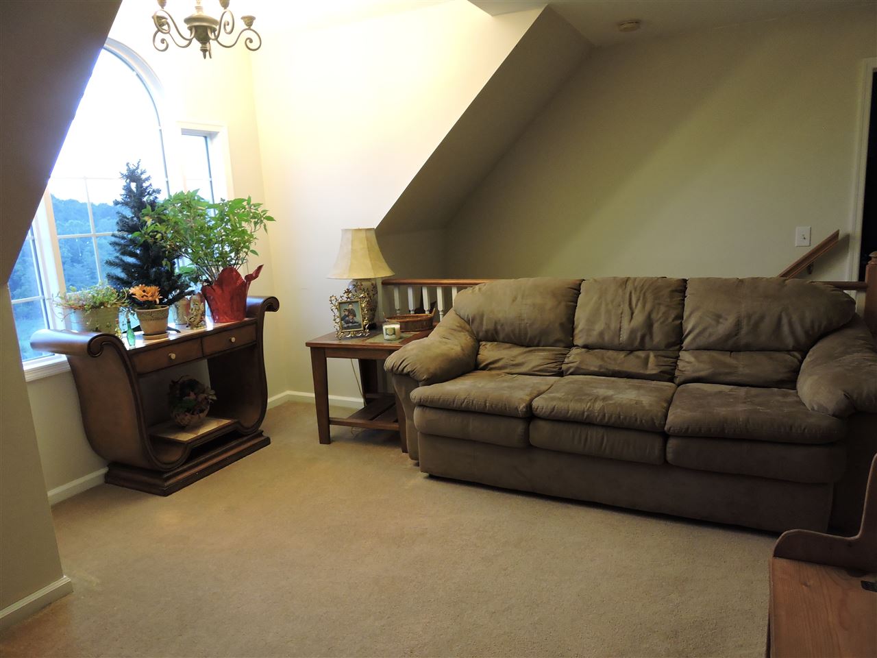 123 Cricket Road Staunton, VA 24401 - Photo 38 of 49 a living room with furniture a fireplace and a potted plant